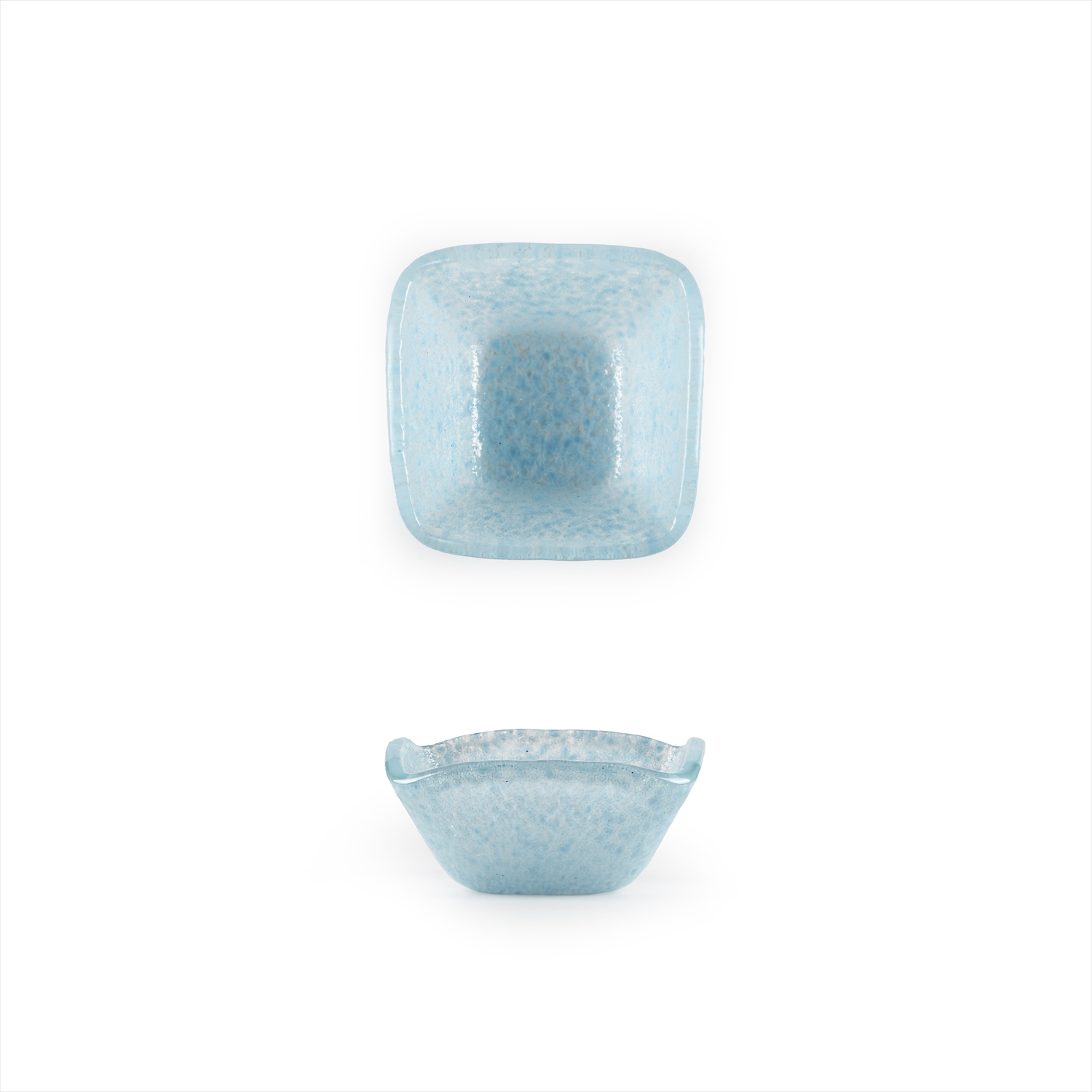 Fusion Glass Ramekin Blue Square 2.75″ x 2.75″ x 1.5″  2 oz. CasePack:24