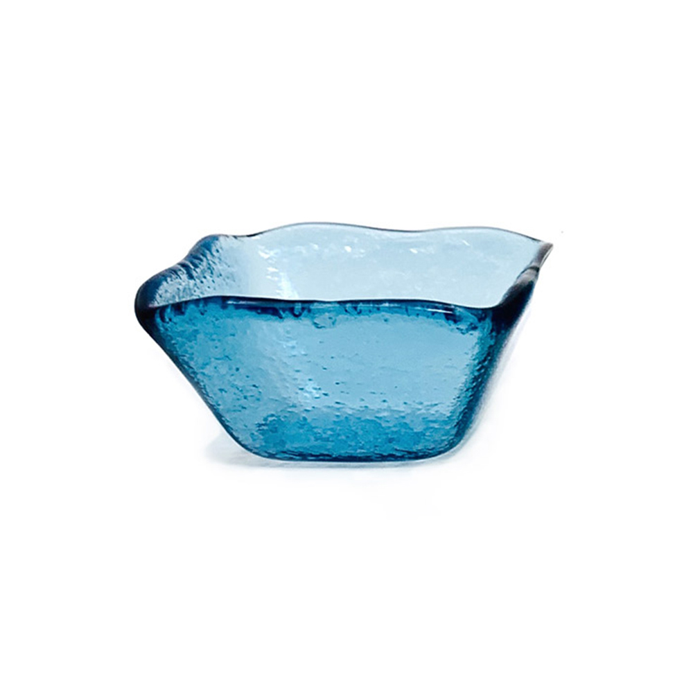 Fusion Glass Ramekin Blue Square 2.75″ x 2.75″ x 1.5″  2 oz. CasePack:24