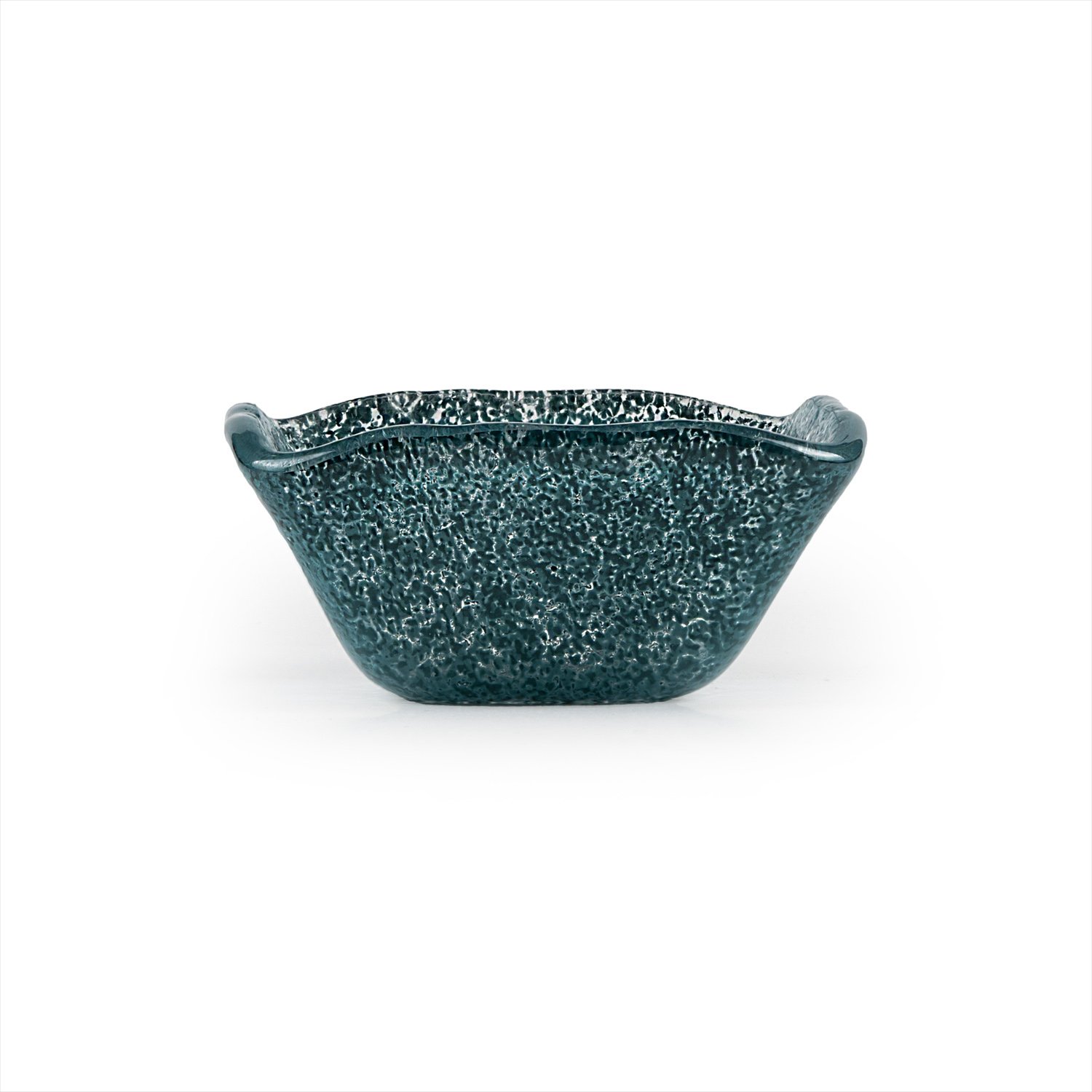 Fusion Glass Ramekin Turquoise Square 2.75″ x 2.75″ x 1.5″  2 oz. CasePack:24