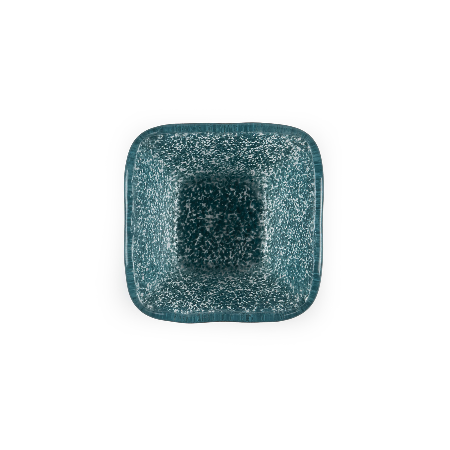 Fusion Glass Ramekin Turquoise Square 2.75″ x 2.75″ x 1.5″  2 oz. CasePack:24