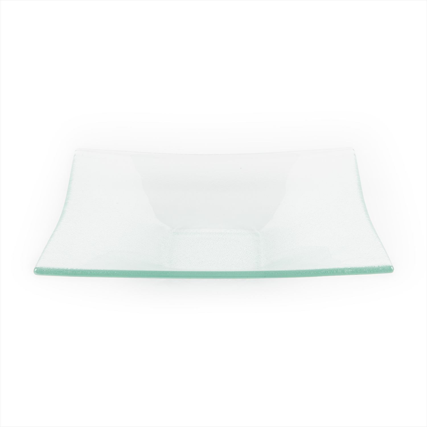Fusion Glass Deep Plate Clear Square 10.5″ x 10.5″ x 1.5″  32 oz. CasePack:6