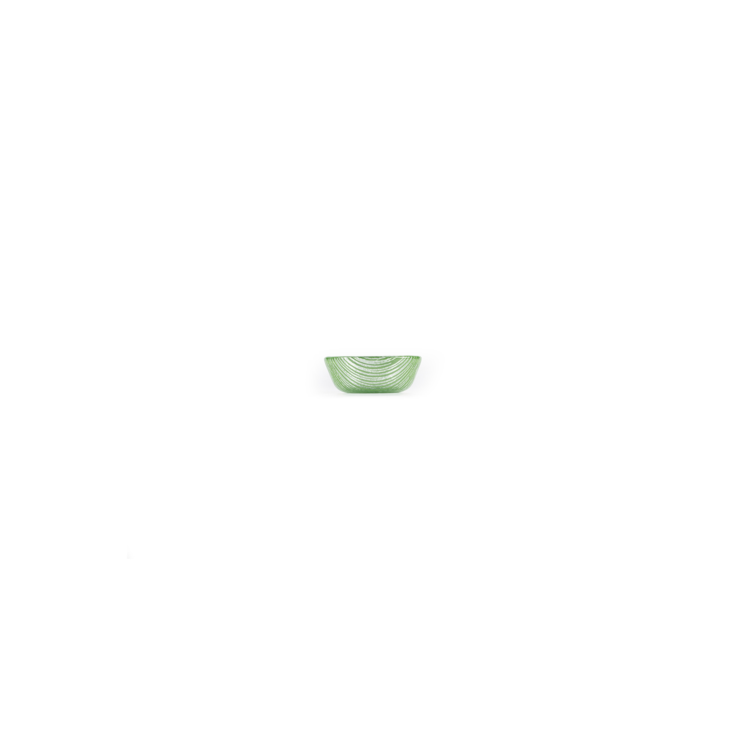Fusion Glass Bowl Green Round 2.75″ x 2.75″ x 1.25″  4 oz. CasePack:24