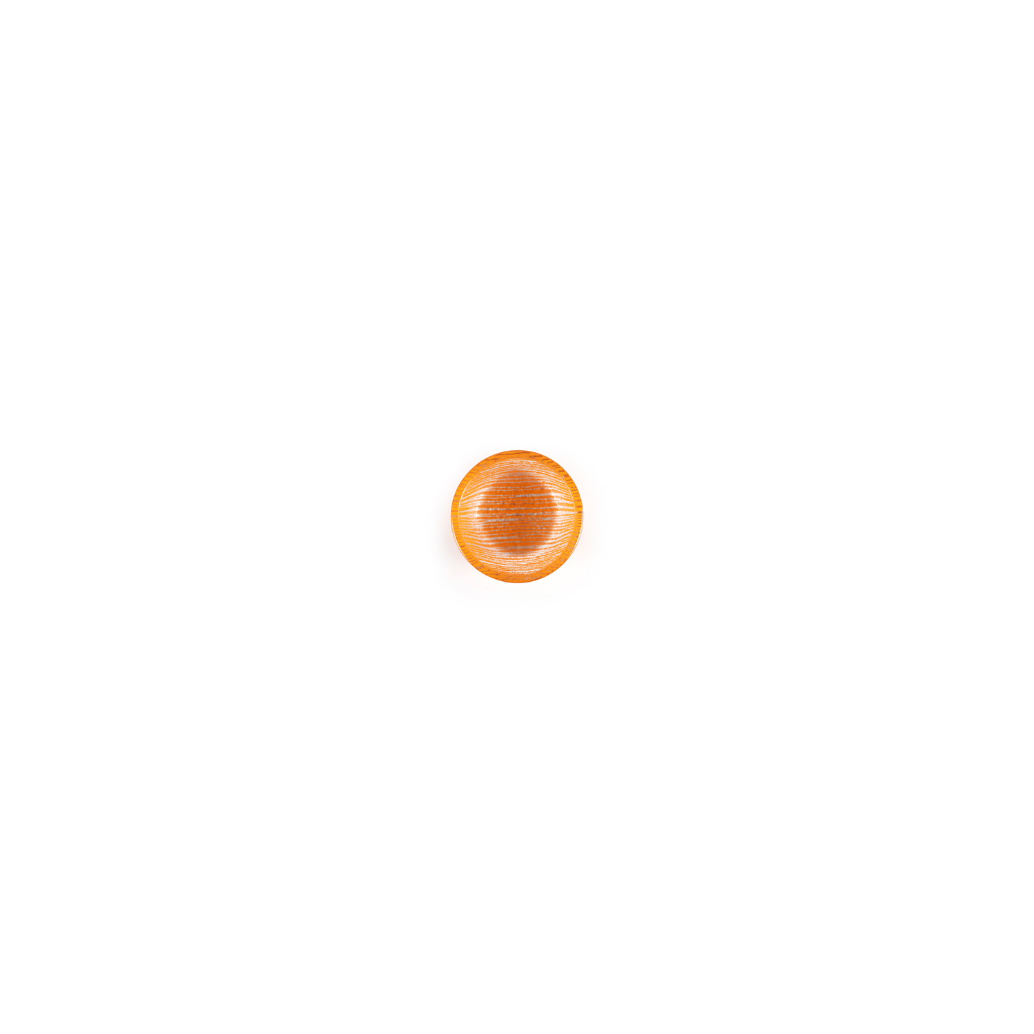 Fusion Glass Bowl Orange Round 2.75″ x 2.75″ x 1.25″  4 oz. CasePack:24