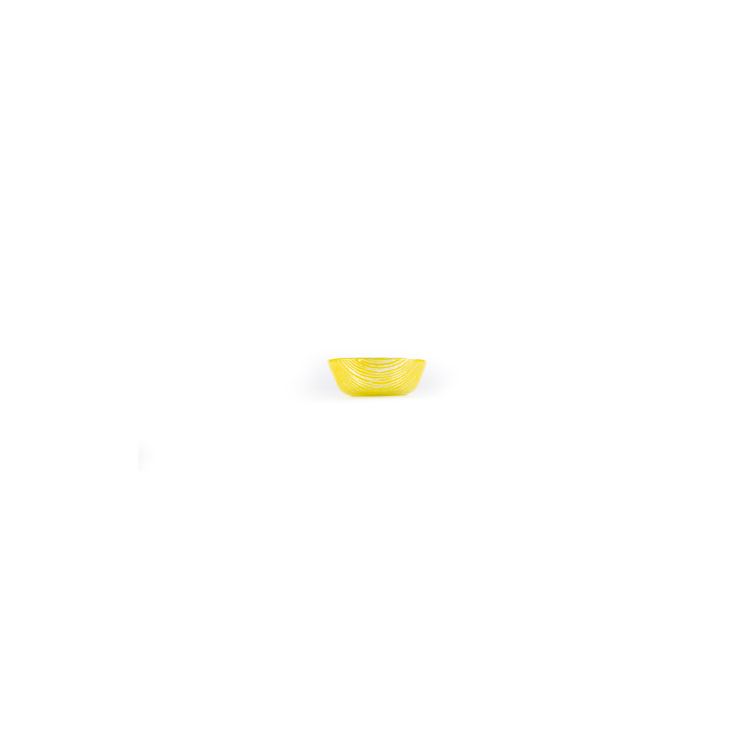 Fusion Glass Bowl Yellow Round 2.75″ x 2.75″ x 1.25″  4 oz. CasePack:24