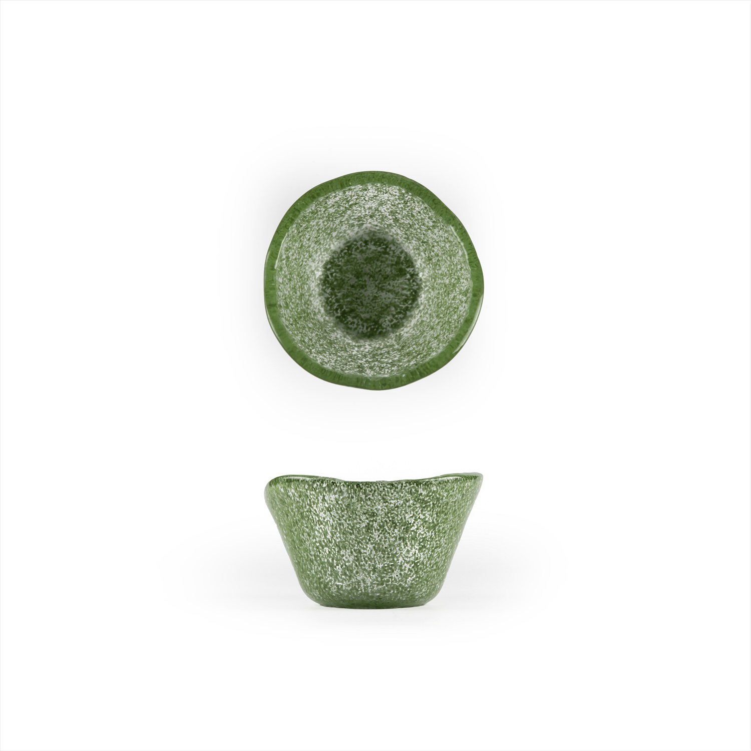 Fusion Glass Ramekin Green Round 3.25″ x 3.25″ x 2″  4 oz. CasePack:24