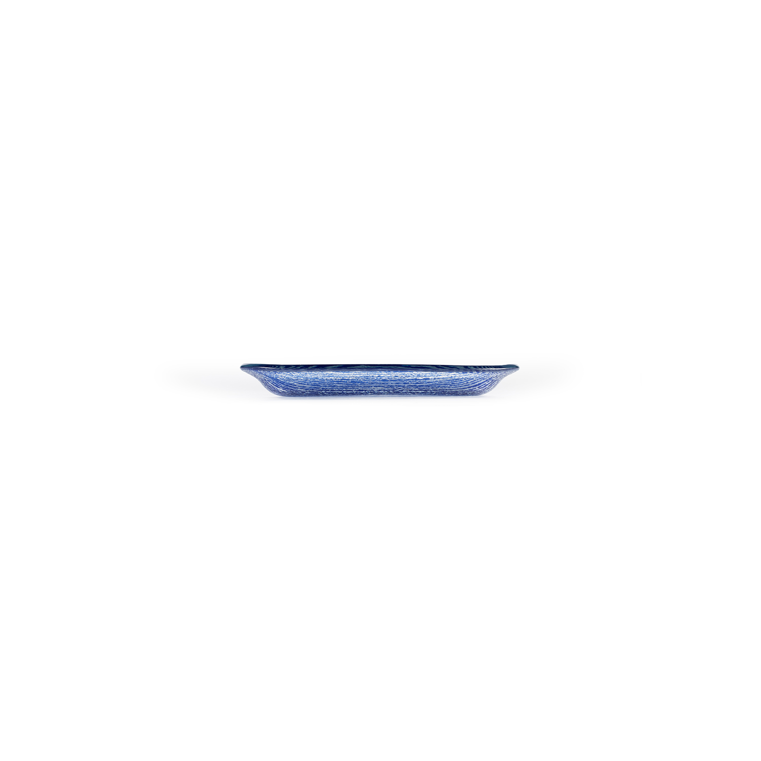 Fusion Glass Platter Cobalt Oval 7.75″ x 4.25″ x 0.5″  CasePack:12