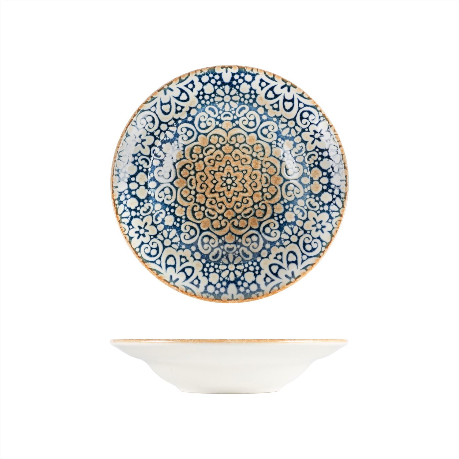 Alhambra Porcelain Flare Rim Coupe Bowl Round