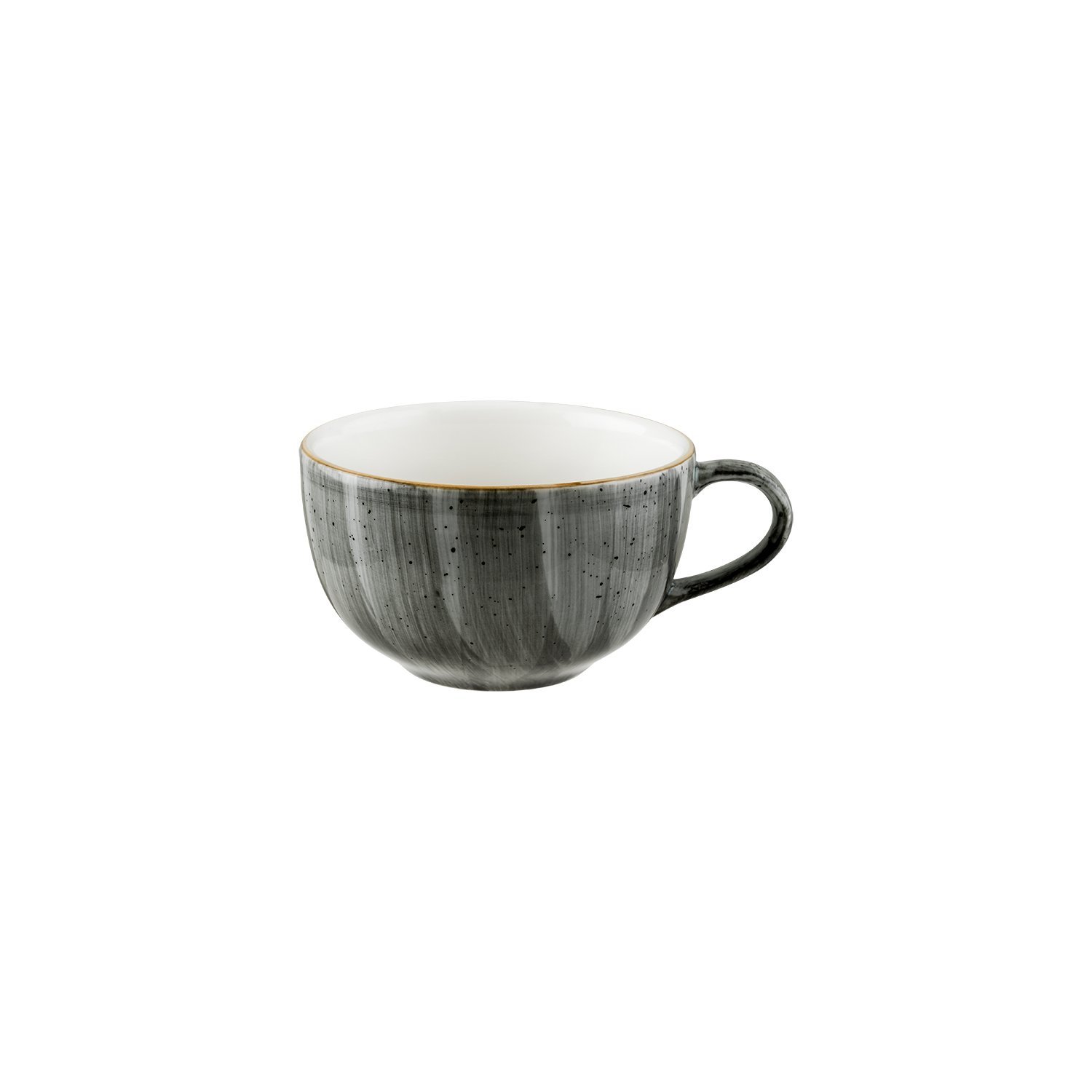 Space Porcelain Rita Coffee/Cappuccino Cup Grey Round 4.25″ x 4.25″ x 2.75″ 13 oz. CasePack:6