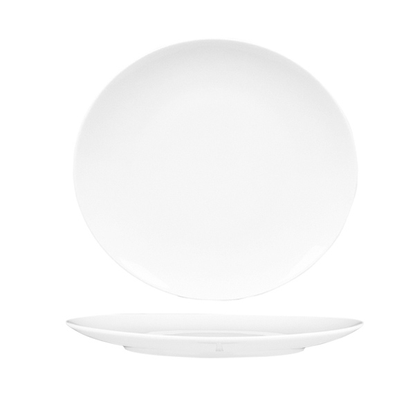 Elips Porcelain Plate Oval