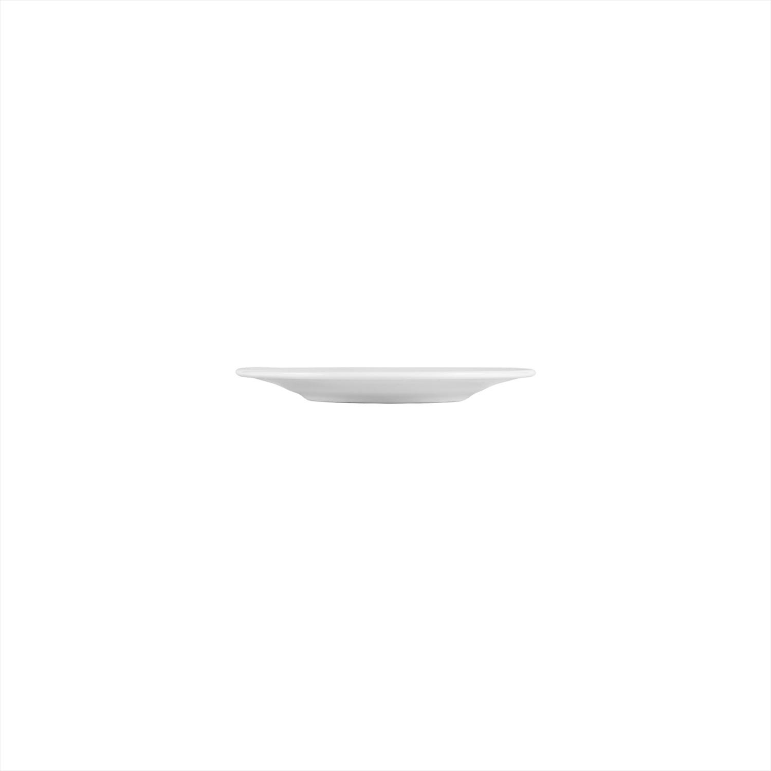 Lizbon Porcelain Stack Bowl Saucer European White Round 7″ x 7″ x 0.5″  CasePack:12