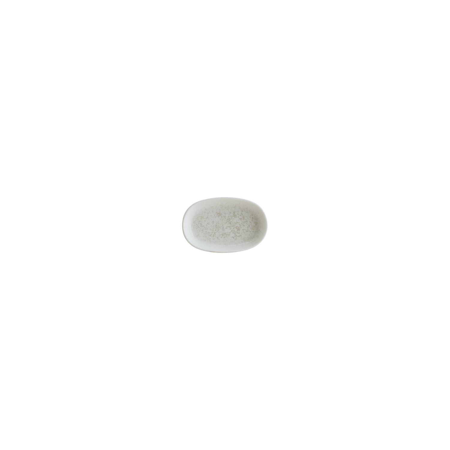 Luna Porcelain Platter White Oval 4″ x 2.5″ x 0.75″  CasePack:12