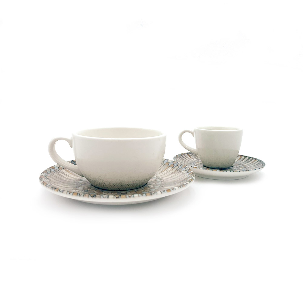Sway Porcelain Rita Espresso Cup Matte White Round 2.5″ x 2.5″ x 2″  3 oz. CasePack:6