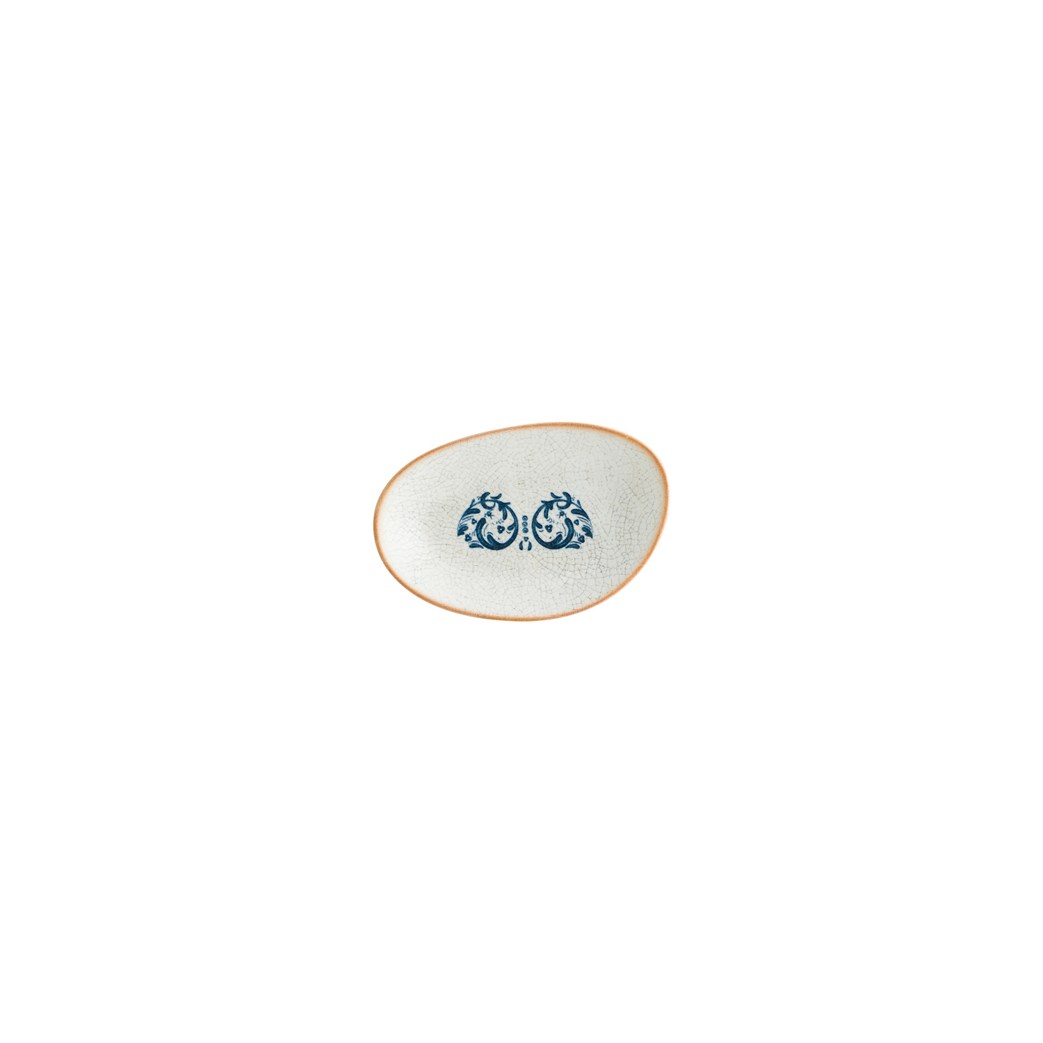 Viento Porcelain Platter Decorated Organic 6″ x 4″ x 1″  8 oz. CasePack:12