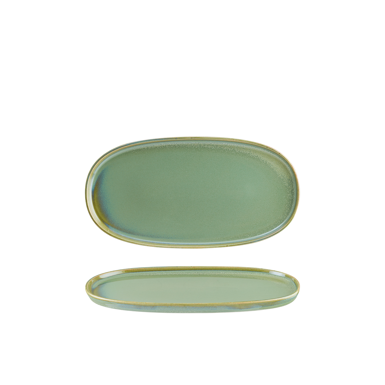 Sage Porcelain Platter Oval