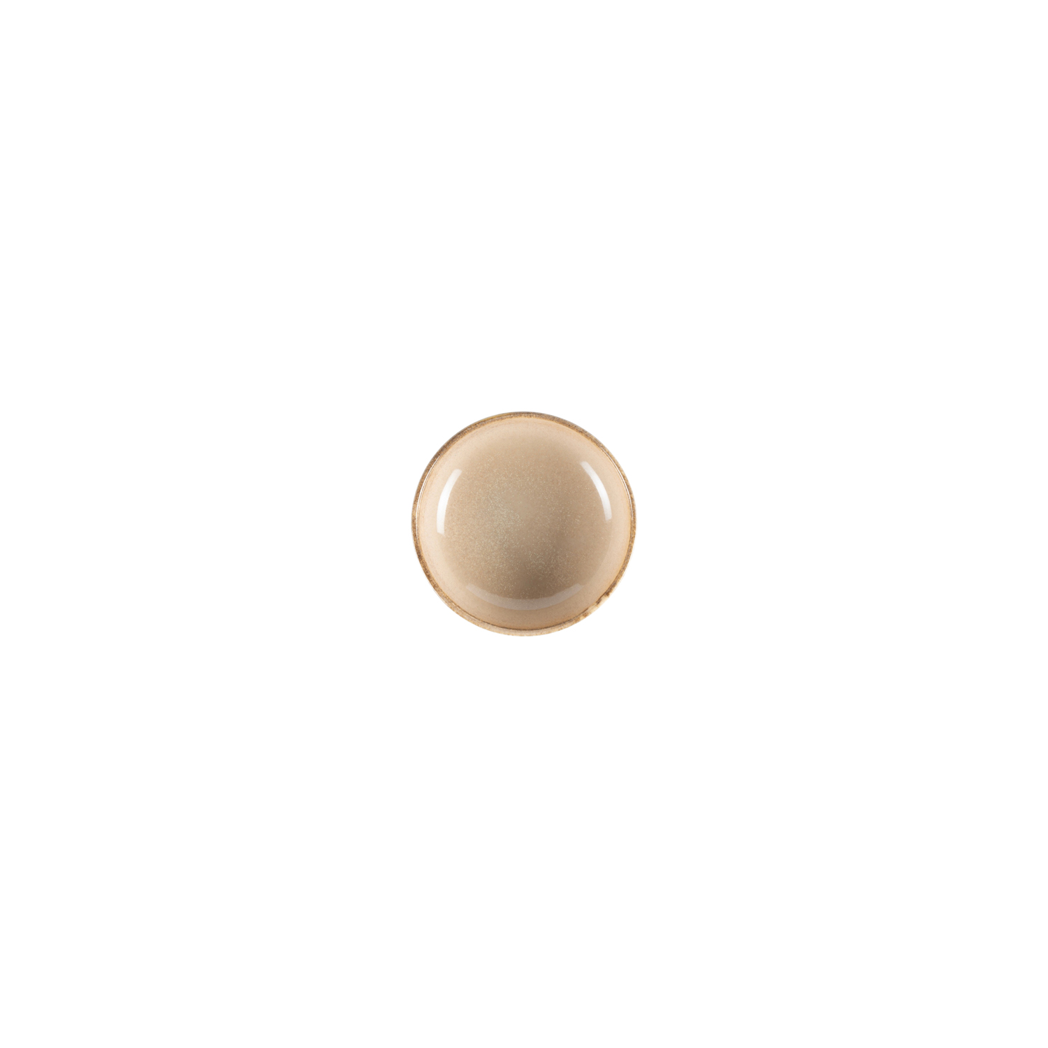 Sand Porcelain Bowl Beige Round 4″ x 4″ x 0.75″  4 oz. CasePack:12