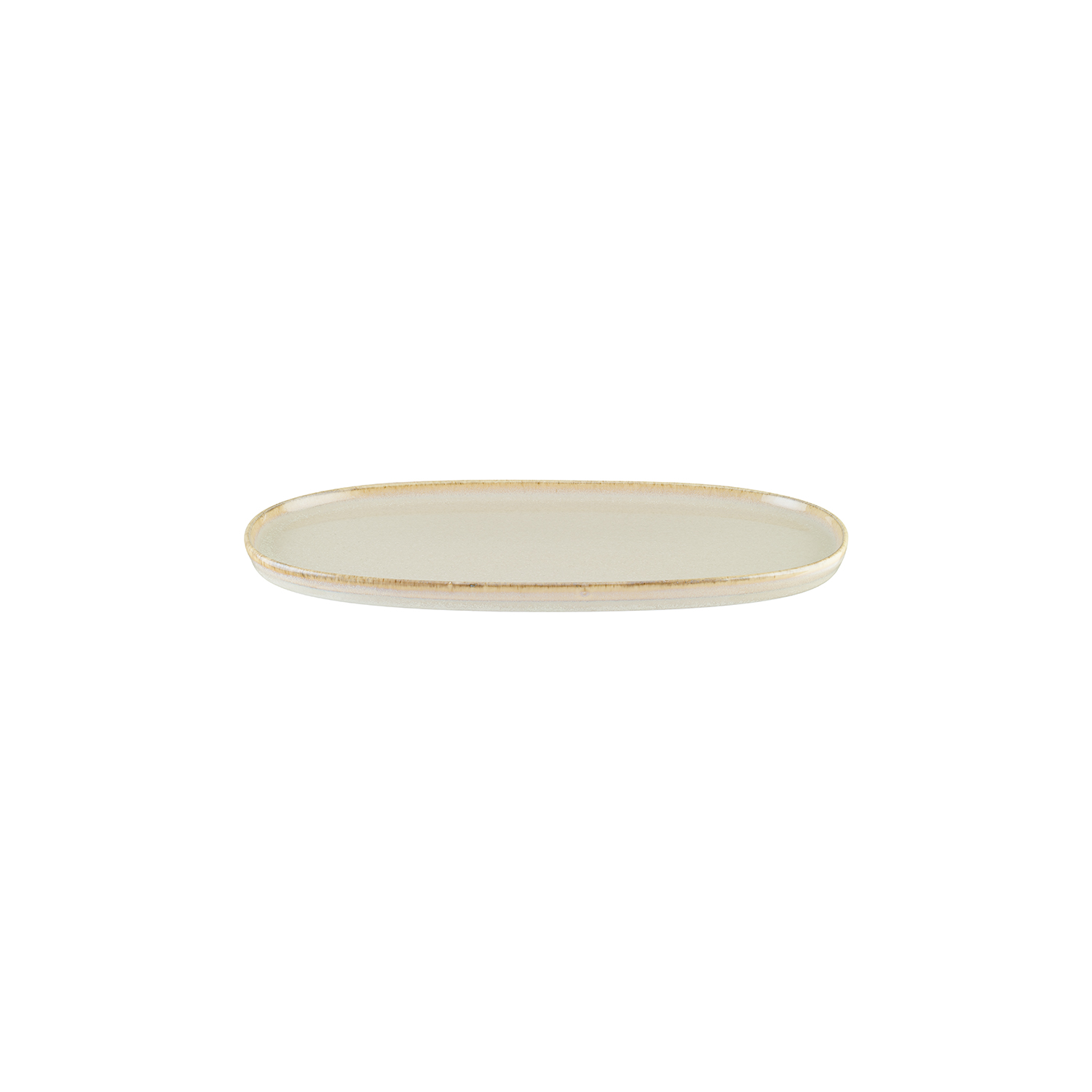 Sand Porcelain Platter Oval