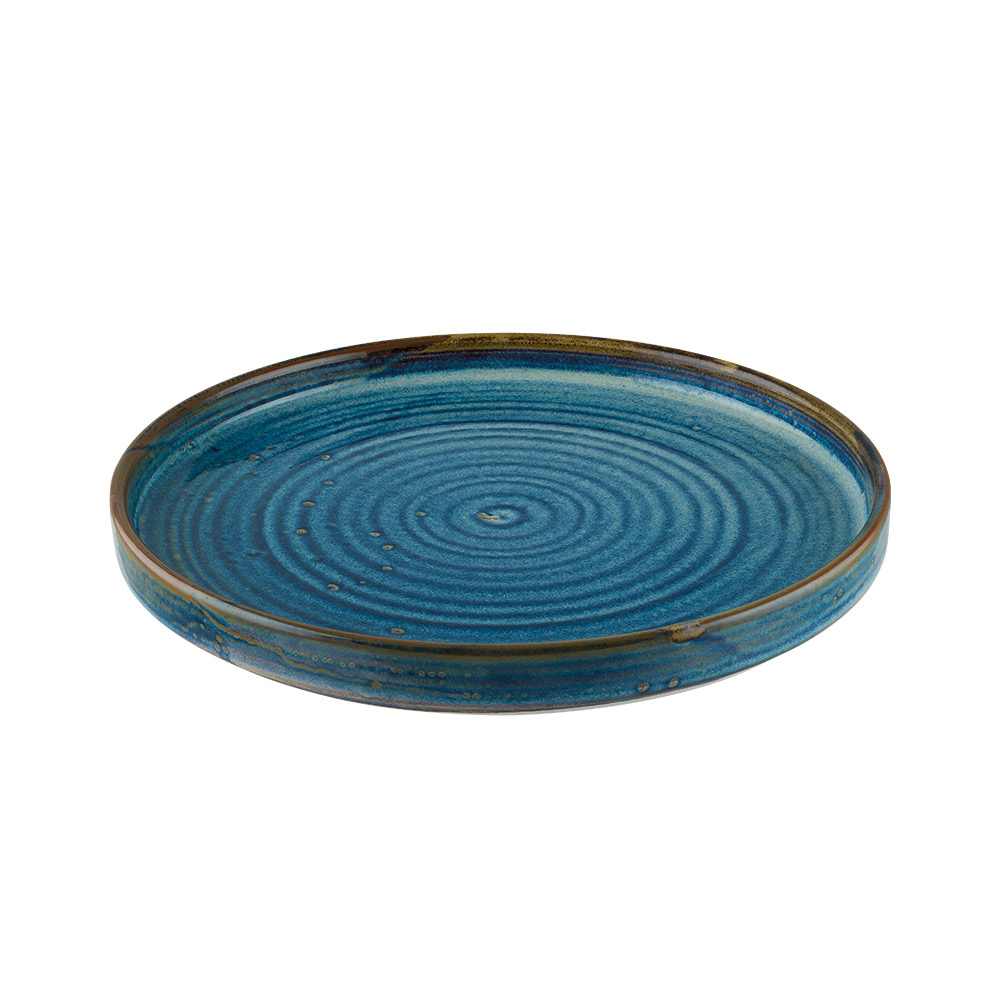 Sapphire Porcelain Plate Round