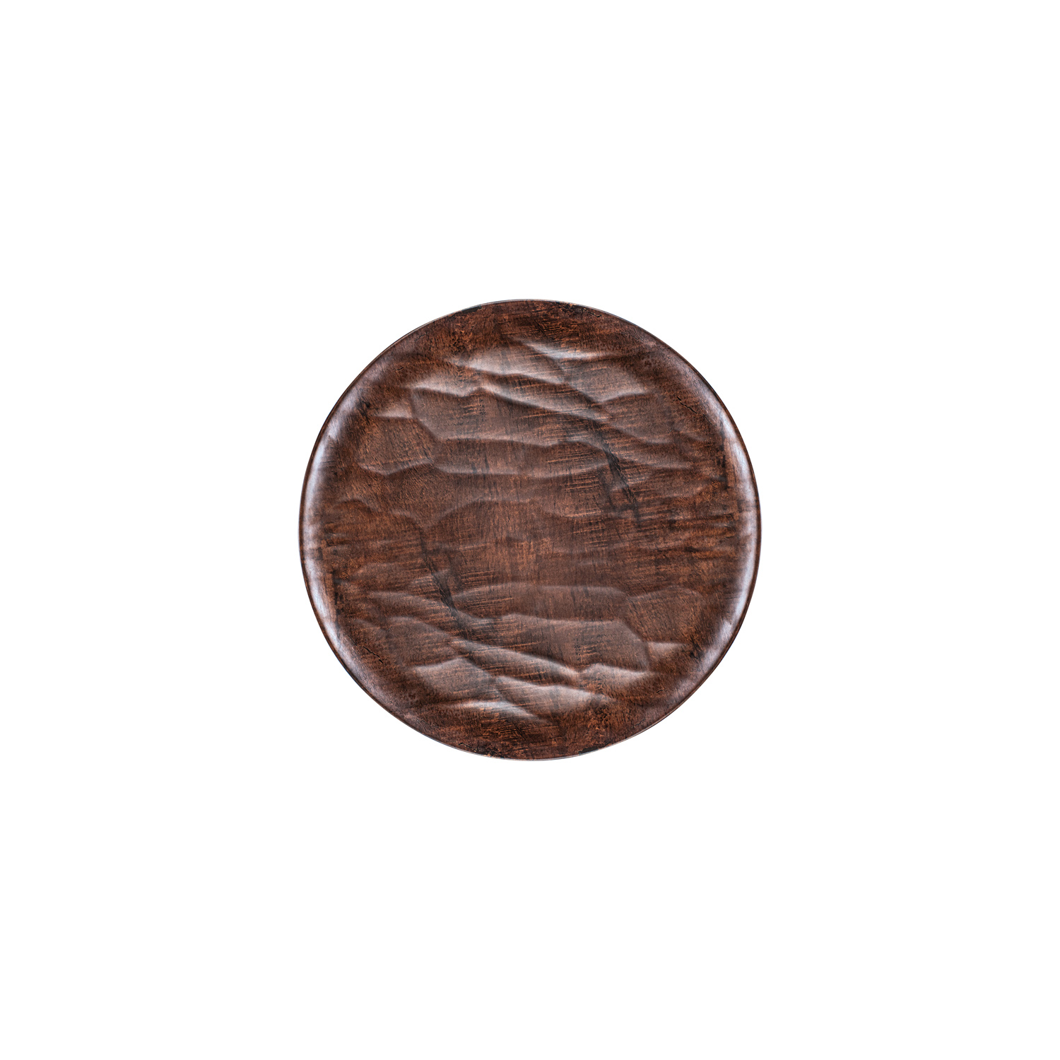 Turgla Composite Plate Brown Round 11″ x 11″ x 0.5″  CasePack:12