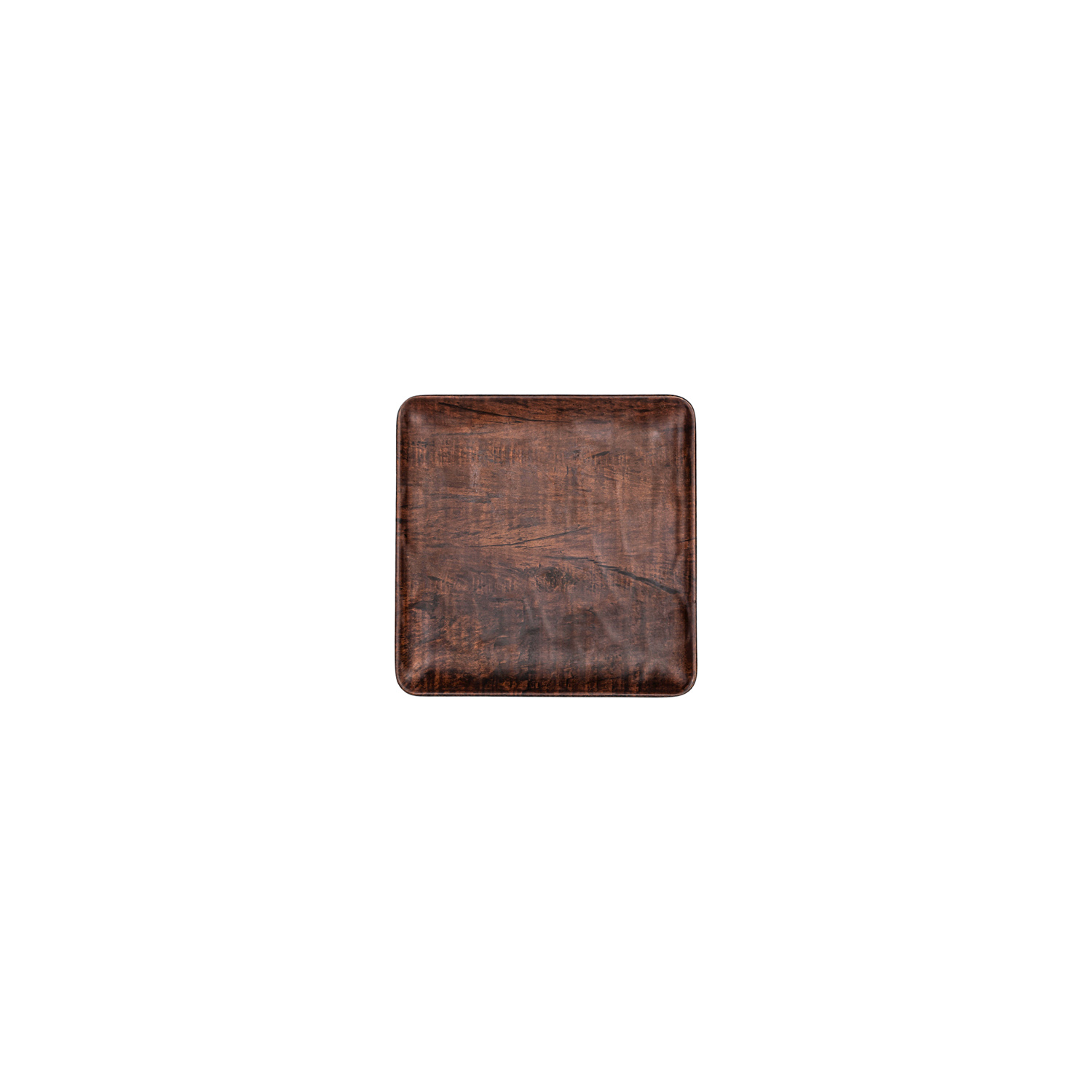 Turgla Composite Plate Brown Square 7″ x 7″ x 0.5″  CasePack:12